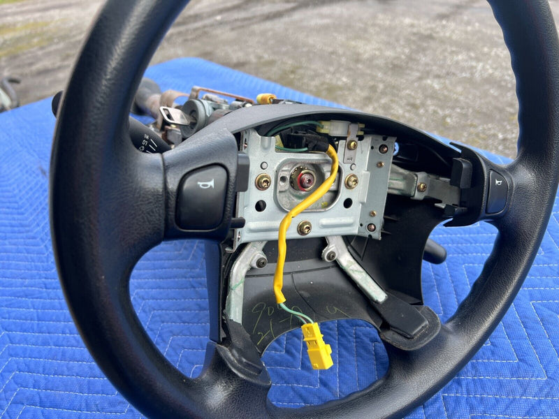 1998-2002 Isuzu Trooper Steering Wheel & Column w/ Stalks & Ignition OEM #971EM