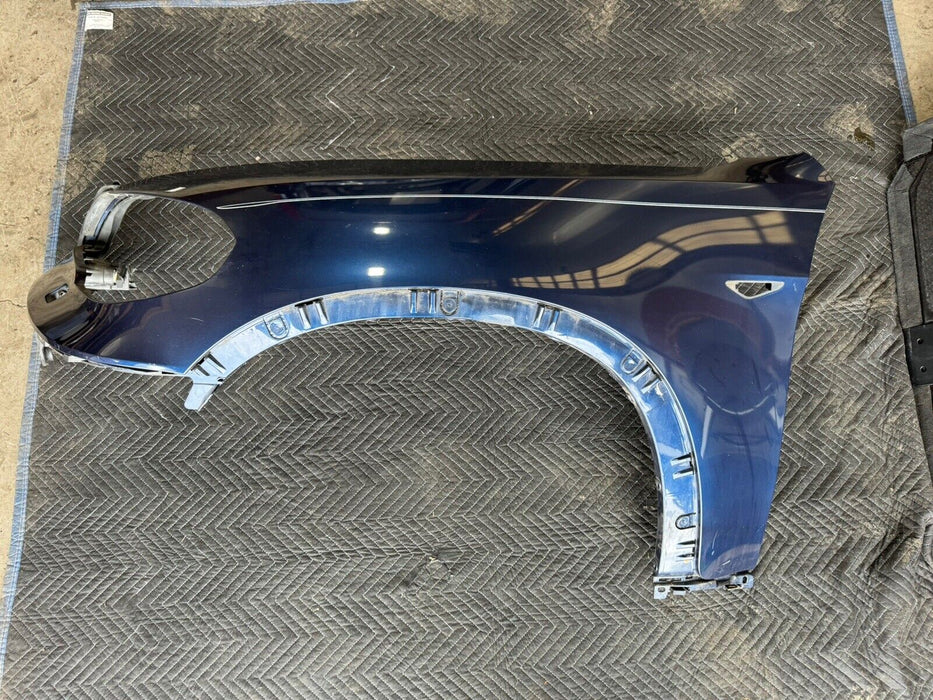 2011-2013 BMW E70 xDrive N55 X5 Driver Front Fender Deep Sea Blue OEM #3413E