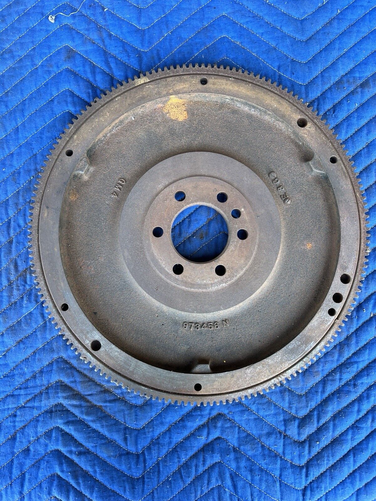 High Performance Flywheel GM High Performance Flywheel 973456N Dated E-8-6 168T SBC Camaro Corve ...