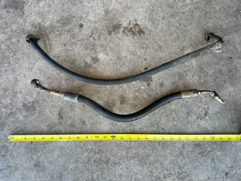 1984-1989 Volvo 740 760 Diesel A/C Refrigerant Line Hose Pair OEM #1585EM
