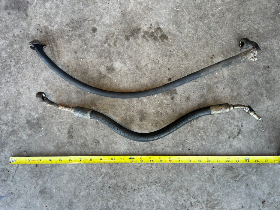 1984-1989 Volvo 740 760 Diesel A/C Refrigerant Line Hose Pair OEM #1585EM