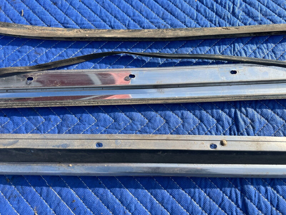 1984-1989 Volvo 740 760 Sedan Rear Window Lower Exterior Chrome Trim OEM #1618EM