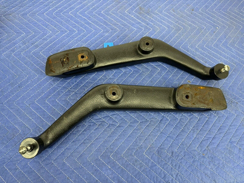 1975-1980 Volvo 240 244 Early Front Door Armrest Grab Handle Pair OEM #3835E