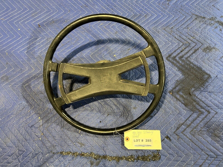 1965-1973 Porsche 911 912 914 Steering Wheel & Center Pad 380mm OEM #3420E