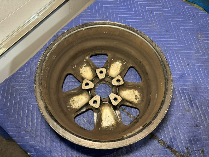 Porsche Genuine Fuchs 911 912 15x6 Wheel Bolt 5x130 Rim OEM 91136102000 #3367E