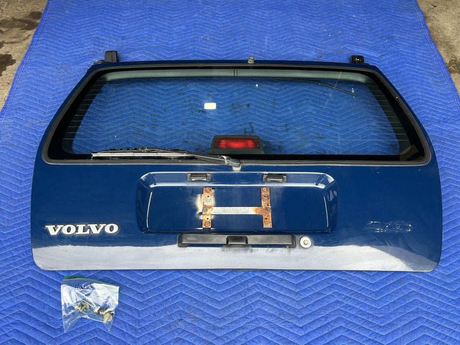 1988-1993 Volvo 240 245 Rear Hatch Assembly w/Flush Mount Window & Latch #3756E