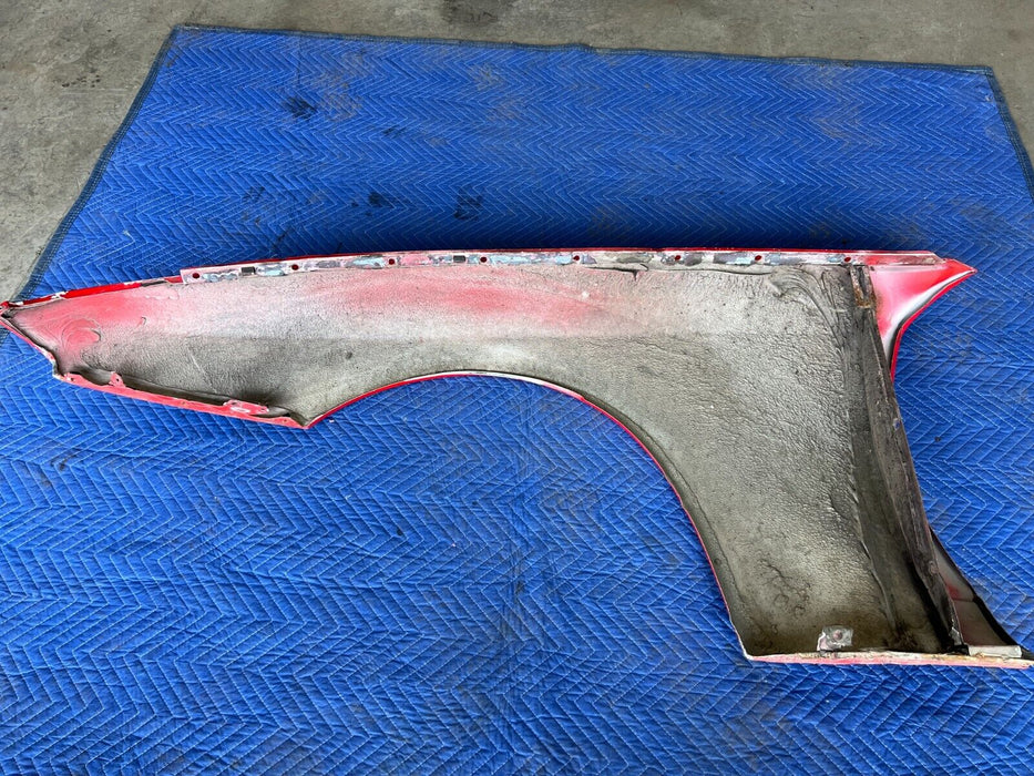 1983-1985 Porsche 944 Red Front Passenger Right Fender Body Panel OEM #1743EM