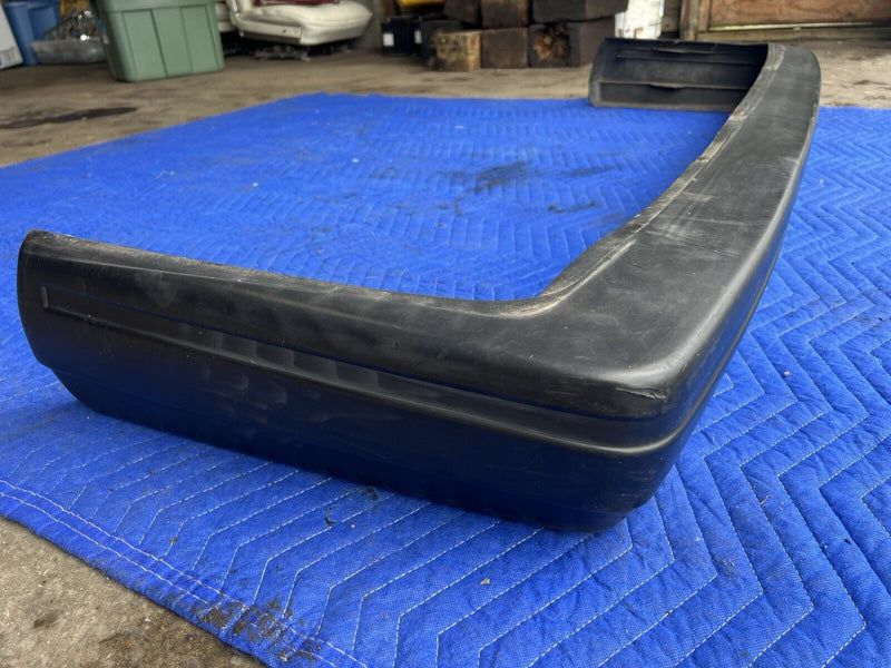 1986-1993 Volvo 240 245 Wagon Rear Bumper Cover Trim Black Plastic OEM #3766E