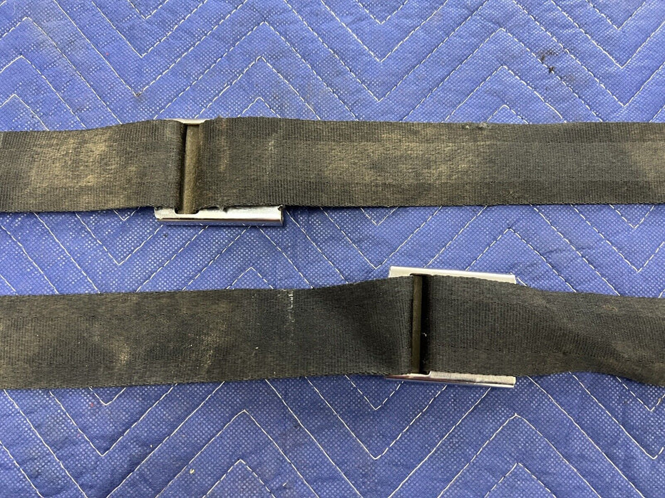 1967-1972 GM Corvette Chevelle Camaro 46E67 Seat Belt Pair & Buckle OEM #3362E