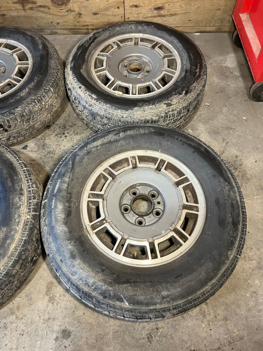 1984-1989 Volvo 740 760 Set of 4 Wheels & Tires 5.5Jx14x25 1329915 OEM #1705EM