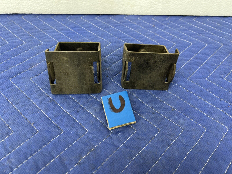 1963-1977 Corvette C2 C3 Rear Leaf Spring Retainer Alignment Clamp Pair #3373E