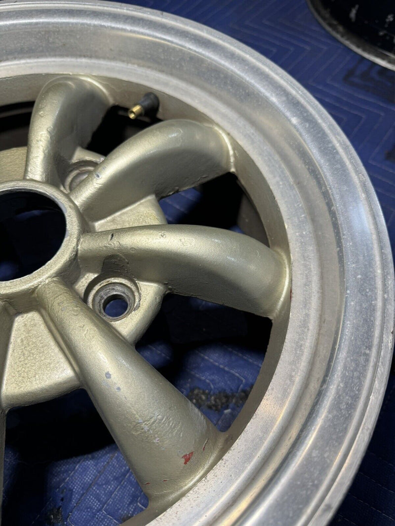 Porsche Karmann Ghia VW EMPI Mag Rim Genuine Vintage 911 15x6 Wheel 4x130 #3369E