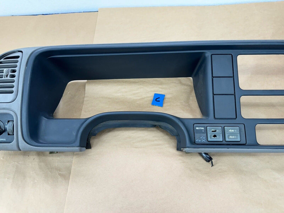 1995-1998 Chevy GMC C/K Truck Suburban Tan Dash Surround Trim 16754580 #3455EJ