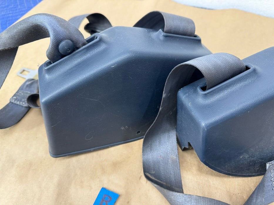 1988-1998 Chevy GMC C/K Truck Seat Belt Retractor L & R Pair Blue OEM #3464EJ