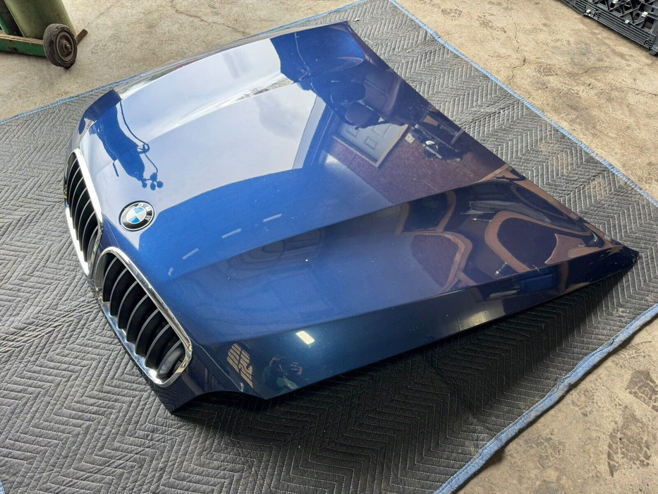 2007-2013 BMW E70 xDrive N55 X5 X5M Front Hood Bonnet Deep Sea Blue OEM #3415E