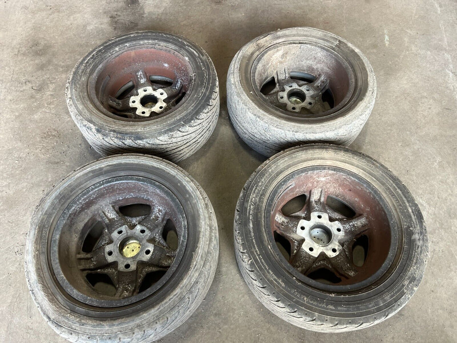 1983-1985 Porsche 944 15" Set of 4 Wheels 7Jx15H2 Rim 225/50 R15 OEM #1751EM