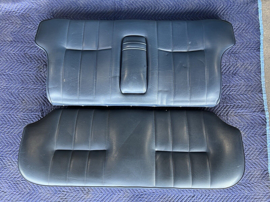 1986-1993 Volvo 240 245 Rear Seat Upper & Lower Blue *Wagon Only* OEM #3643E