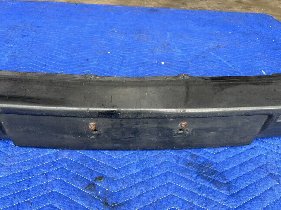 1986-1993 Volvo 240 244 245 Front Bumper Cover Trim Black Plastic OEM #3764E