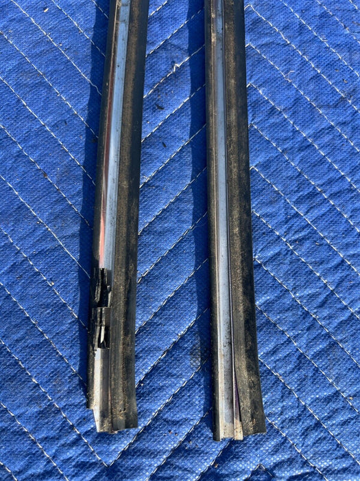 1984-1989 Volvo 740 760 Sedan Rear Window Upper Exterior Chrome Trim OEM #1619EM