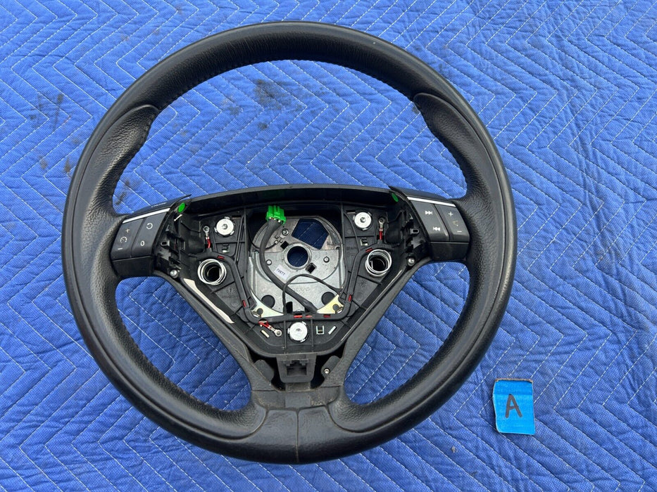 2005-2007 Volvo S60R V70R Steering Wheel Assembly Blue Emblem 30776480 OE#1307EM