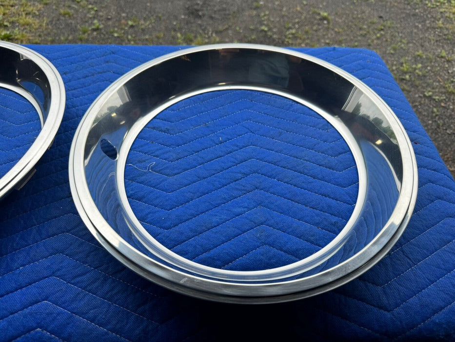 1969 Chevy Camaro Z28 NOS Chrome Trim Ring Set Of 4 9796696 OEM GM #3564E