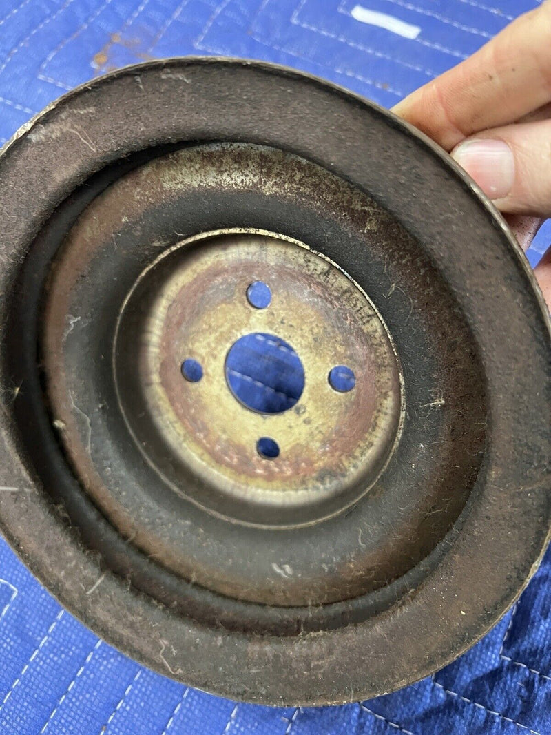 1955-1956 Chrysler Imperial Dual V Belt Engine Pulley Water Pump 4 Bolt #3501E