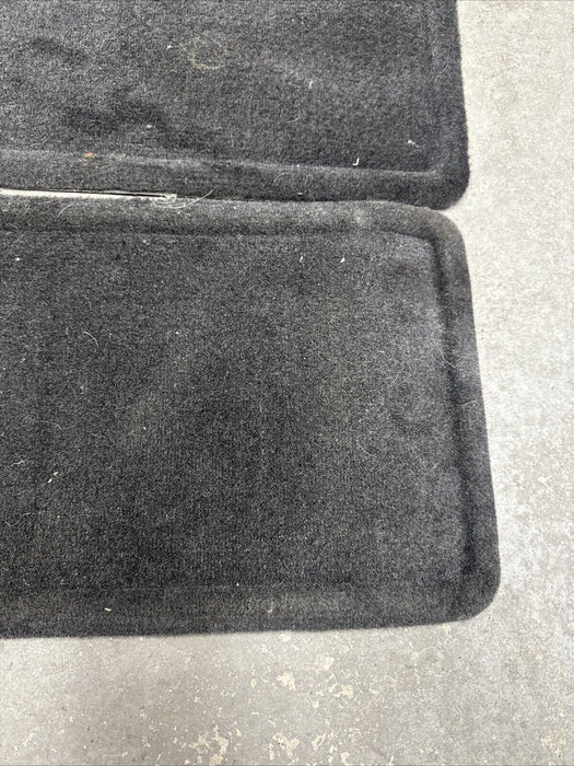 2006-2016 Chevy Impala GM Rear Pair Black Carpet Floor Mats Sedan OEM #3815E