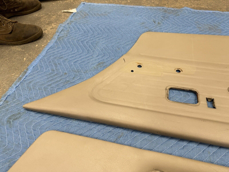 1984-1992 BMW E30 325i 318i Sedan Door Card Panel Set of 4 Tan Cover OEM #3536E