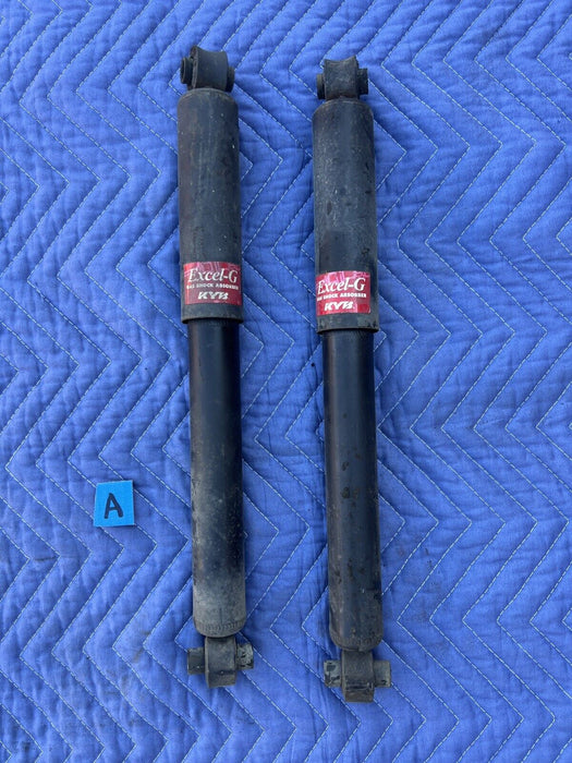 1975-1993 Volvo 240 244 245 Rear KYB Excel-G Gas Shocks Suspension OEM #3853E