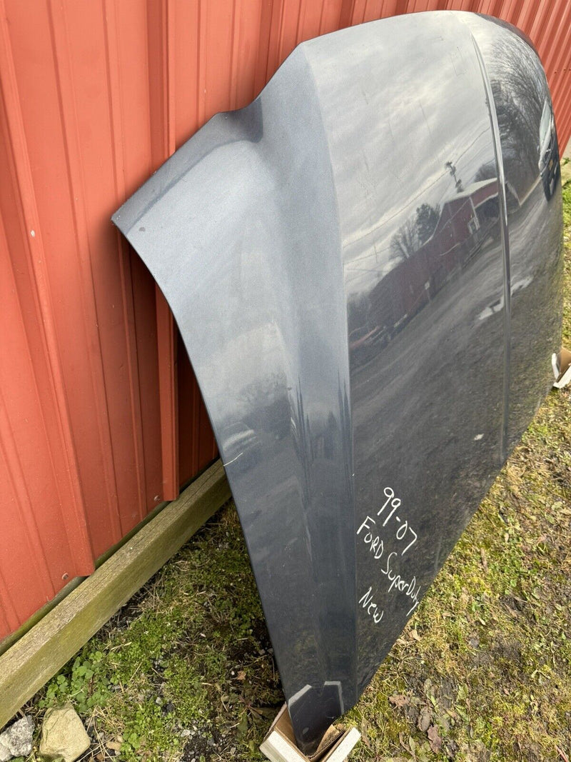 1999-2007 Ford F250 F350 F450 F550 Super Duty Blue Metallic Hood OEM #3306E