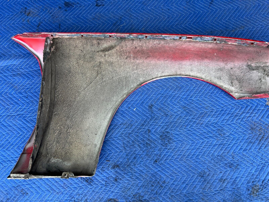 1983-1985 Porsche 944 Red Front Driver Left LH Fender Panel Trim OEM #1860EM