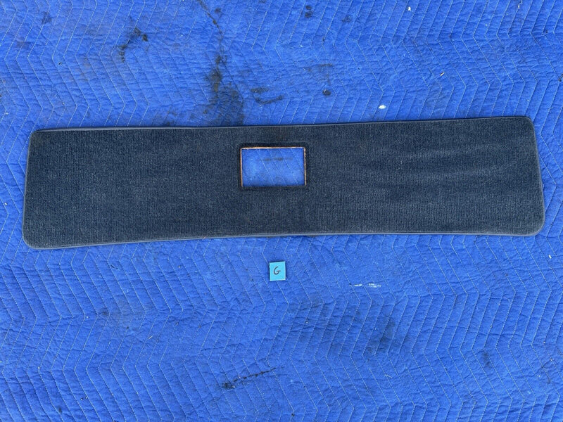1986-1993 Volvo 240 245 Rear Hatch Lower Carpet Panel Trim Blue OEM #3655E