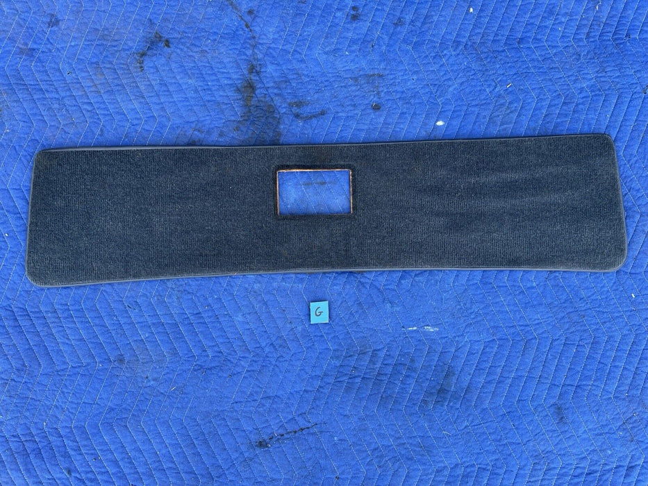 1986-1993 Volvo 240 245 Rear Hatch Lower Carpet Panel Trim Blue OEM #3655E