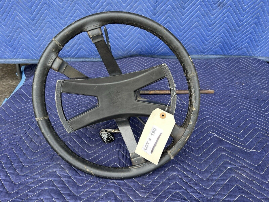 Porsche 914 Steering Column Steering Wheel & Wiper Stalks Ignition & Key #3618E