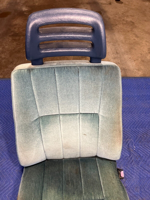 1984-1989 Volvo 740 760 Sedan Front Passenger Right Seat Blue Cloth OEM #1558EM