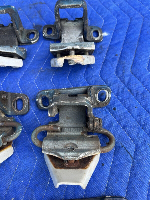 1986-1993 Volvo 240 245 Complete Set Of 8 Door Hinges Upper & Lower OEM #3649E