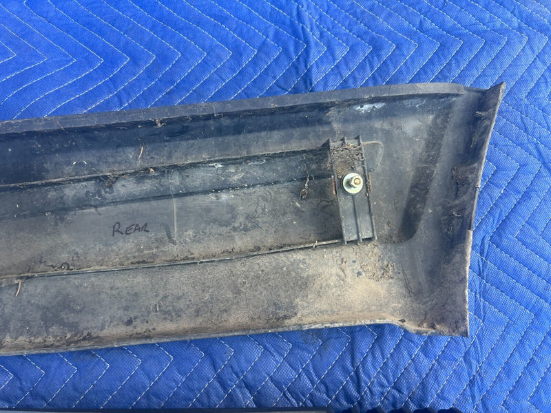 1984-1989 Volvo 740 760 Sedan Rear Left & Right Bumper Lower Trim OEM #1714EM