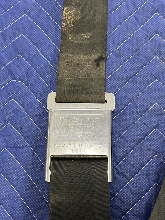 1968-1972 GM Corvette Chevelle Camaro 27A69 Seat Belt Pair & Buckle OEM #3360E