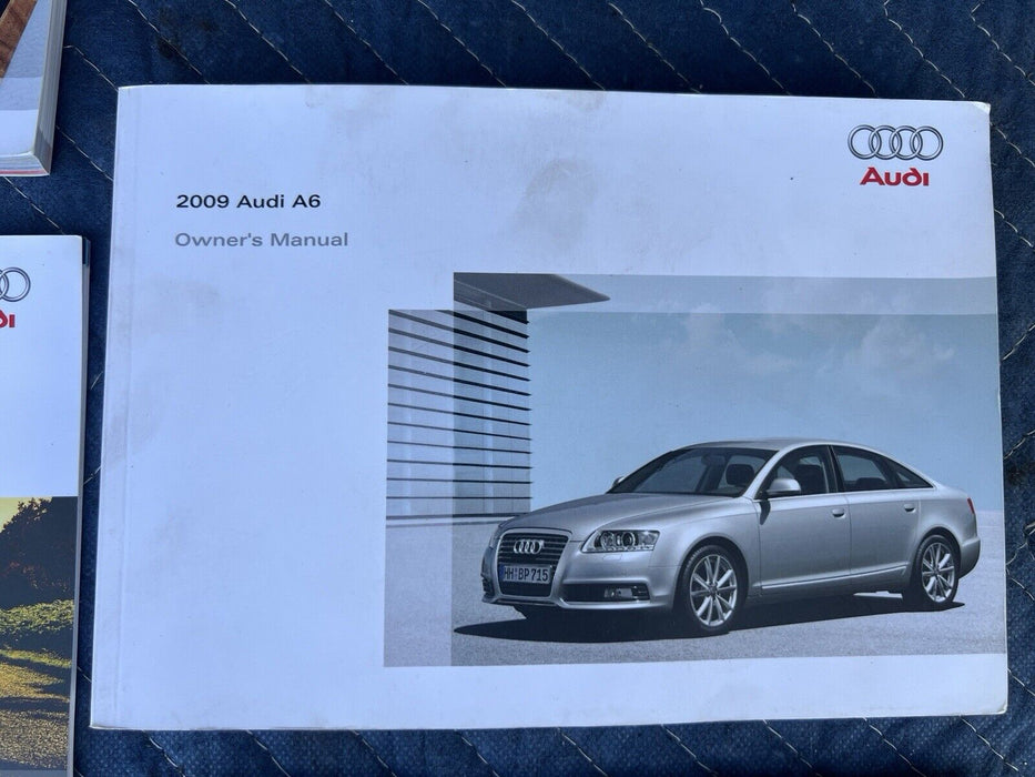 2009 Audi A6 Owners Manual Brochure Pamphlet Booklet Leather Case OEM #2SB