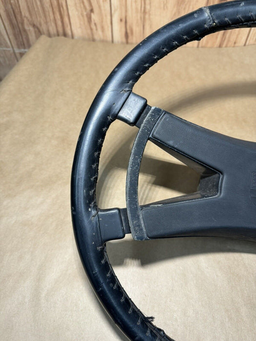 1965-1973 Porsche 911 912 914 Leather Steering Wheel & Center Pad 380mm #3423E