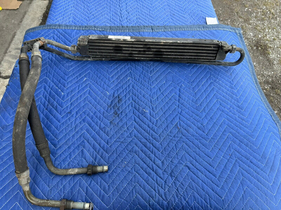 1985-1992 BMW E30 M20 2.5L Engine Oil Cooler Assembly & Lines 1719179 OEM #3345E