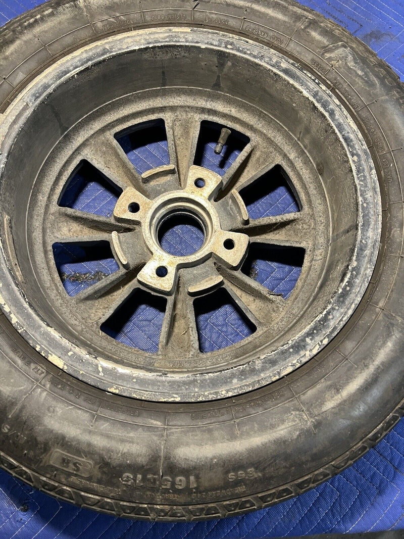 Porsche Karmann Ghia VW EMPI Mag Rim Genuine Vintage 911 15x6 Wheel 4x130 #3388E
