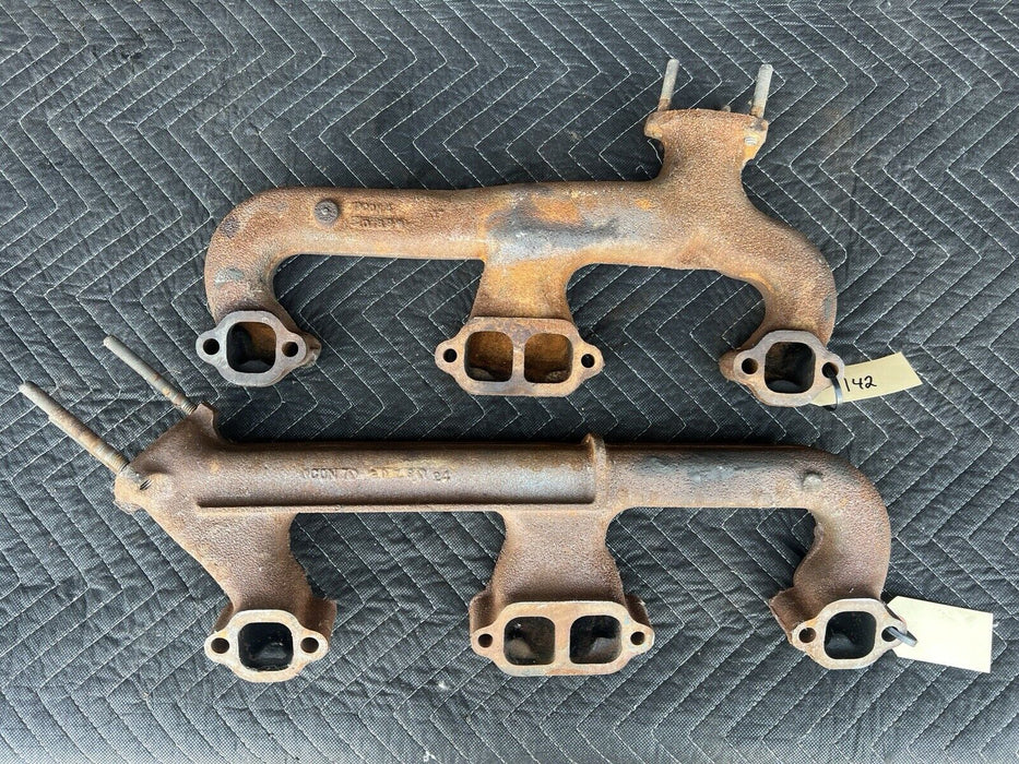 1969-1971 Chevy Camaro Small Block Exhaust Manifolds W/O Air SBC L & R #3559E