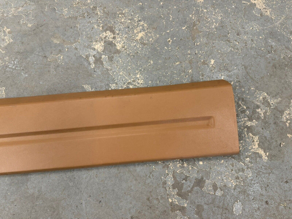 1988-1998 Chevy GMC C/K Truck Regular Cab Lower Rear Window Trim Tan #3434EJ