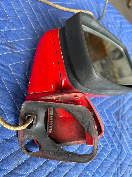 1983-1985 Porsche 944 Passenger RH Right Red Side Mirror Assembly OEM #1767EM