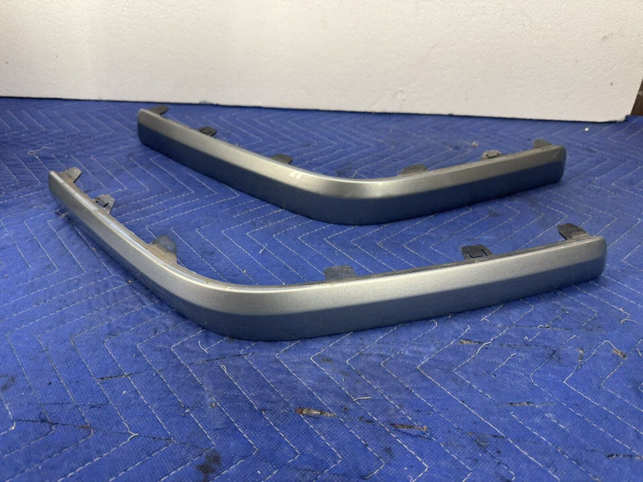 2005-2007 Volvo S60 S60R Rear Bumper L & R Silver Impact Strip Corner OEM #3842E