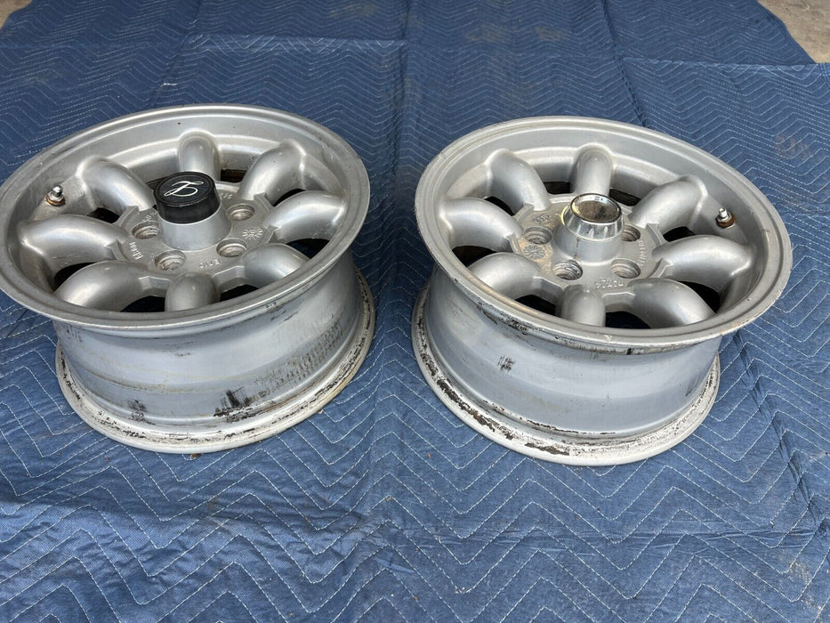 1971-1974 Volvo 140 14" x 7" Aluminum Wheel Rim Pair KBA40138 5x108 OEM #1911EM