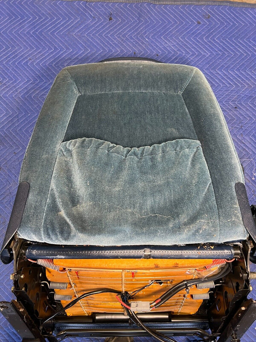 1984-1989 Volvo 740 760 Sedan Front Passenger Right Seat Blue Cloth OEM #1558EM