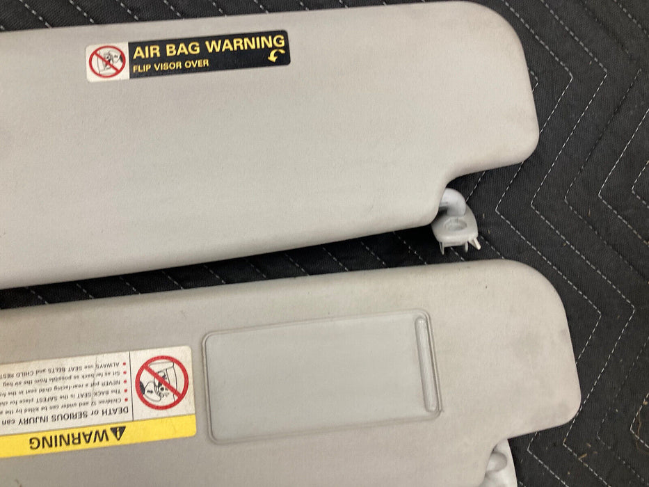 1999-2005 Volkswagen VW Jetta MK4 Sun Visor Pair Left Right Gray OEM #2394M