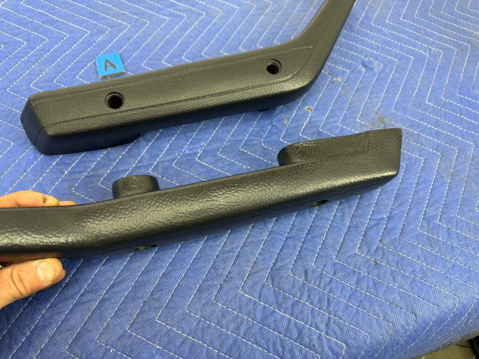 1975-1980 Volvo 240 244 Early Front Door Armrest Grab Handle Pair OEM #3835E